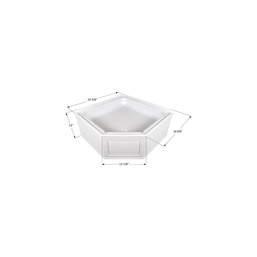 Shower Pan - Polar White - ICO15231